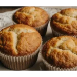 Fresh Milled Muffin: Remarkable High Protein Recipe You’ll Love 5 resh milled muffins on rustic kitchen table