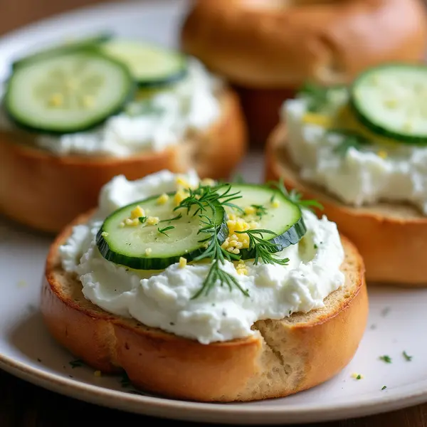 5 Bagel Toppings: The Best Deliciously Easy Ways to Power Your Day 12 Bagel toppings with Greek yogurt and herbs