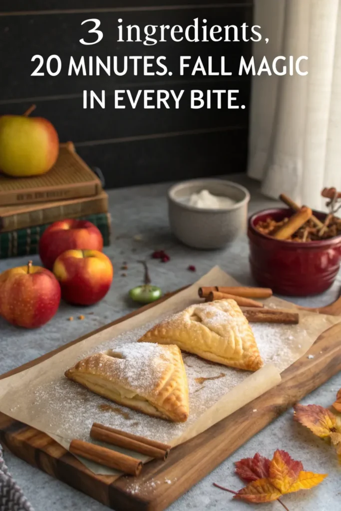 Apple Cinnamon Turnovers – Easy 3-Ingredient Fall Treat 2 image1 pinterest compressed