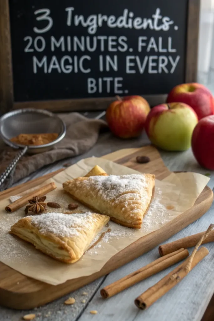 Apple Cinnamon Turnovers – Easy 3-Ingredient Fall Treat 4 image3 pinterest compressed
