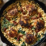 One Skillet Creamy Sun-Dried Tomato Chicken and Orzo 6 allseasons recipes httpss.mj .run4aUhqEX4pog Ultra Realistic d 17d0e3a9 8c74 482b 9df5 7cdba6360935 1 1200x675 150x150 1