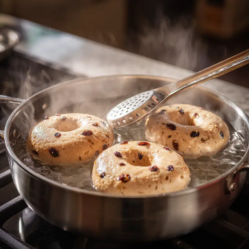 Cinnamon Raisin Bagel Recipe (Better Than Store-Bought) 17 bagel step 3 square