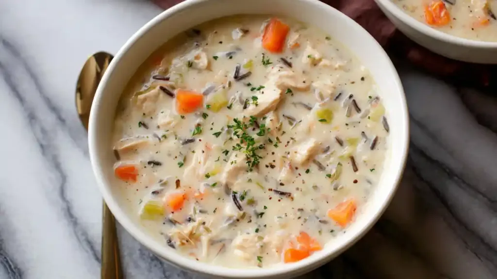 Creamy Chicken and Wild Rice Soup