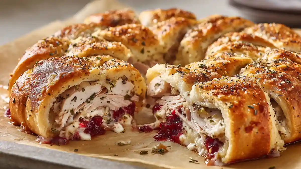 The Best Crescent Roll Turkey Bake. Ready in 40 Minutes