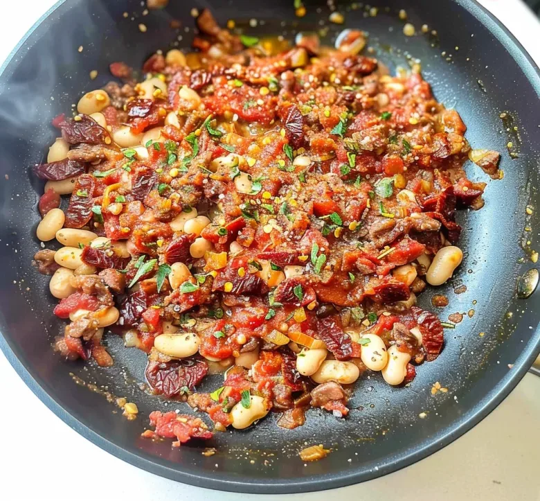 One Pot Creamy Sundried Tomato White Beans ('Marry Me' White Beans) Recipe 2 image 121 e1774333366522