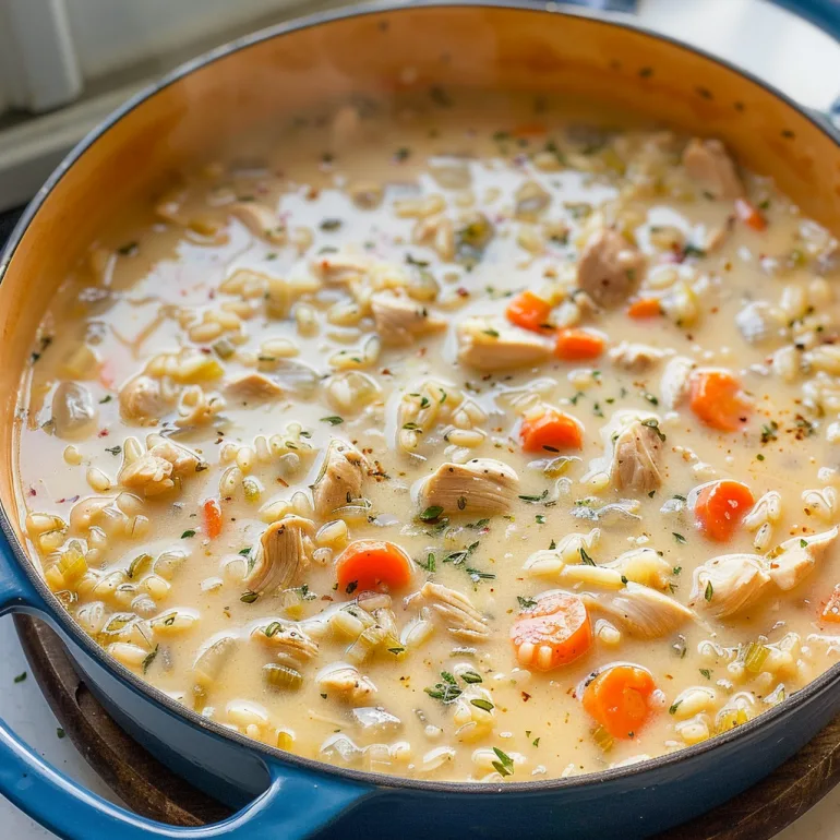 Easy Creamy Chicken and Rice Soup Recipe - Comfort Food at Its Best 2 image 155