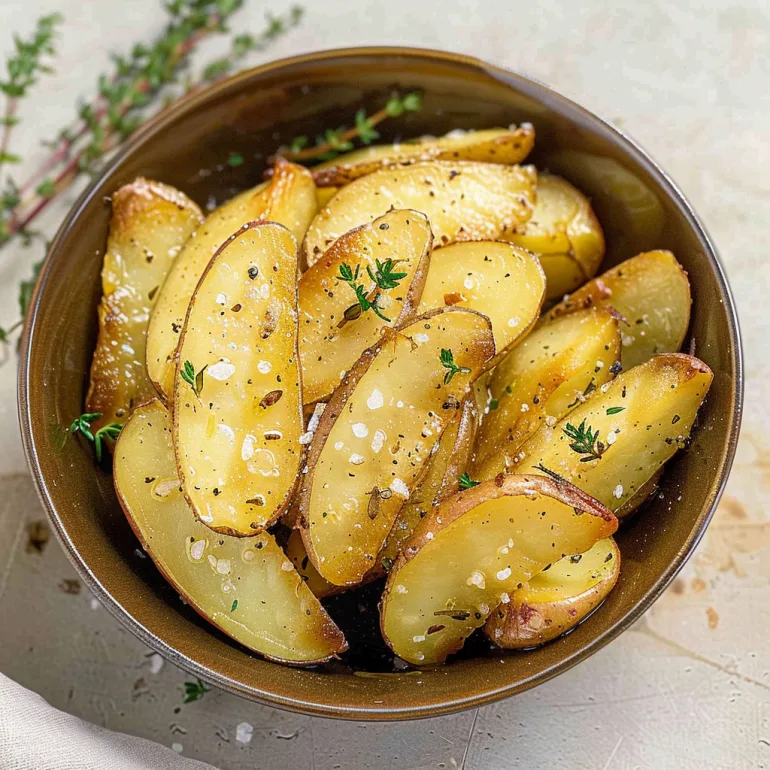 Salt and Vinegar Fingerling Potatoes - Crispy Roasted Recipe 2 image 193