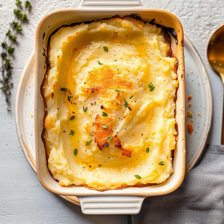 The Best Creamiest Baked Mashed Potatoes - Golden & Delicious 2 image 218