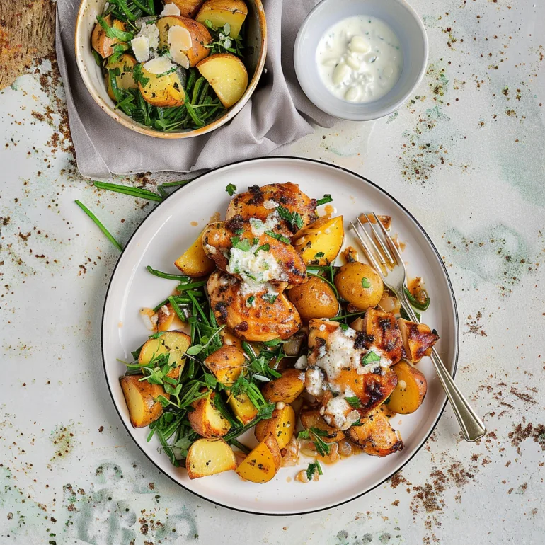 Easy Slow Cooker Parmesan Garlic Chicken and Potatoes Recipe 2 image 240