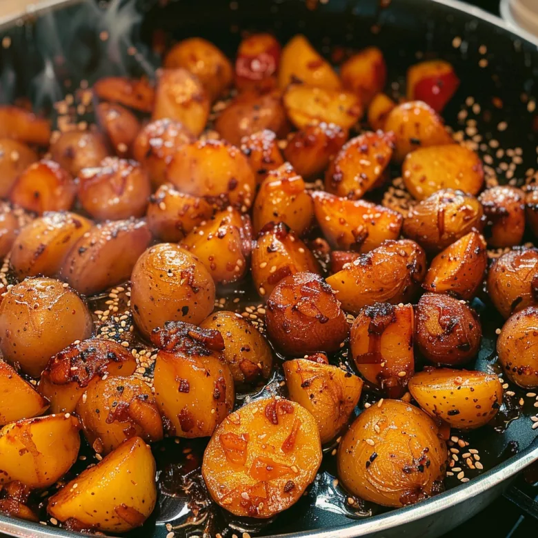 Easy 5 Ingredient Asian Honey Garlic Potatoes Recipe 2 image 129