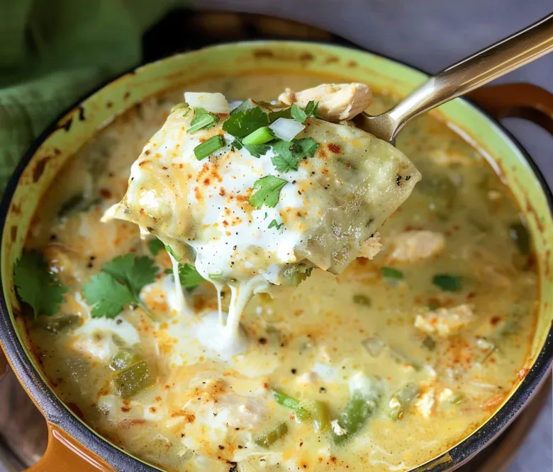 Quick Creamy Green Enchiladas Chicken Soup Recipe for Comfort 2 image 162 e1775546151634
