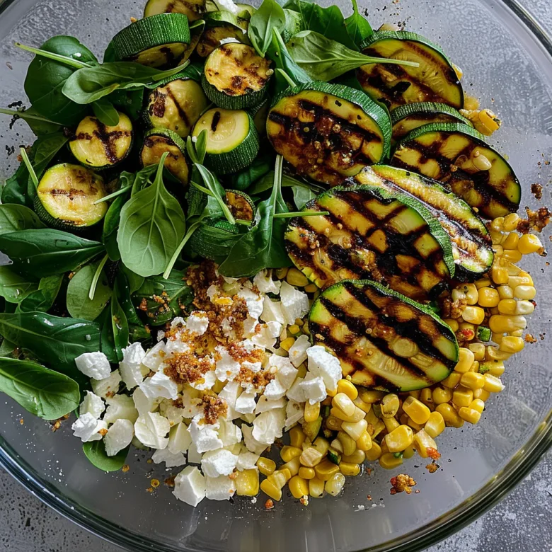 Fresh Corn And Grilled Zucchini Salad Recipe - Summer Side Dish 2 image 43