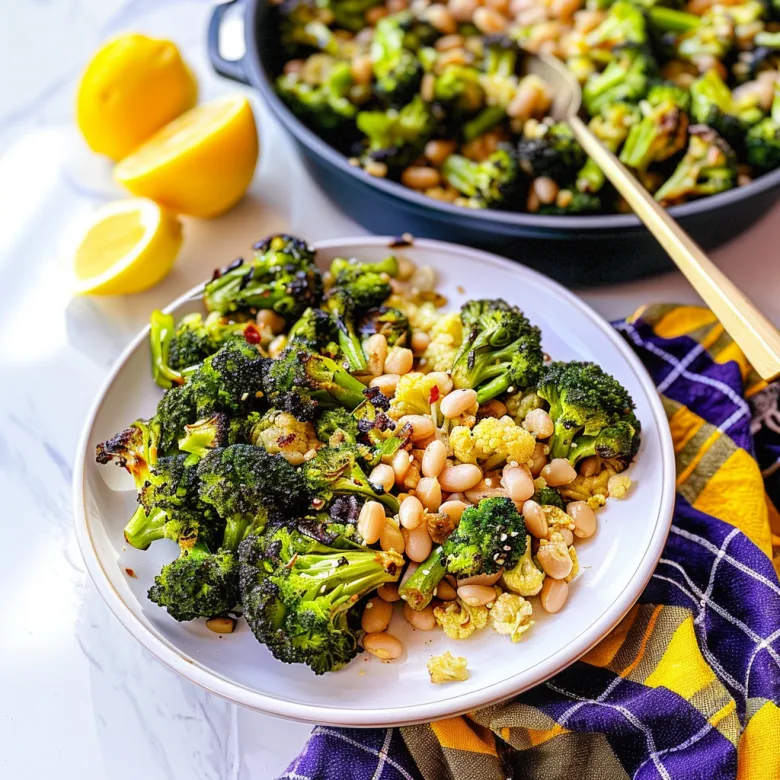 Easy Roasted Broccoli and White Beans Recipe - Healthy One-Pan Dinner 2 image 51
