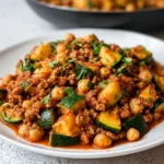 ground turkey zucchini chickpea skillet recipe 2026 05 30 194541 1