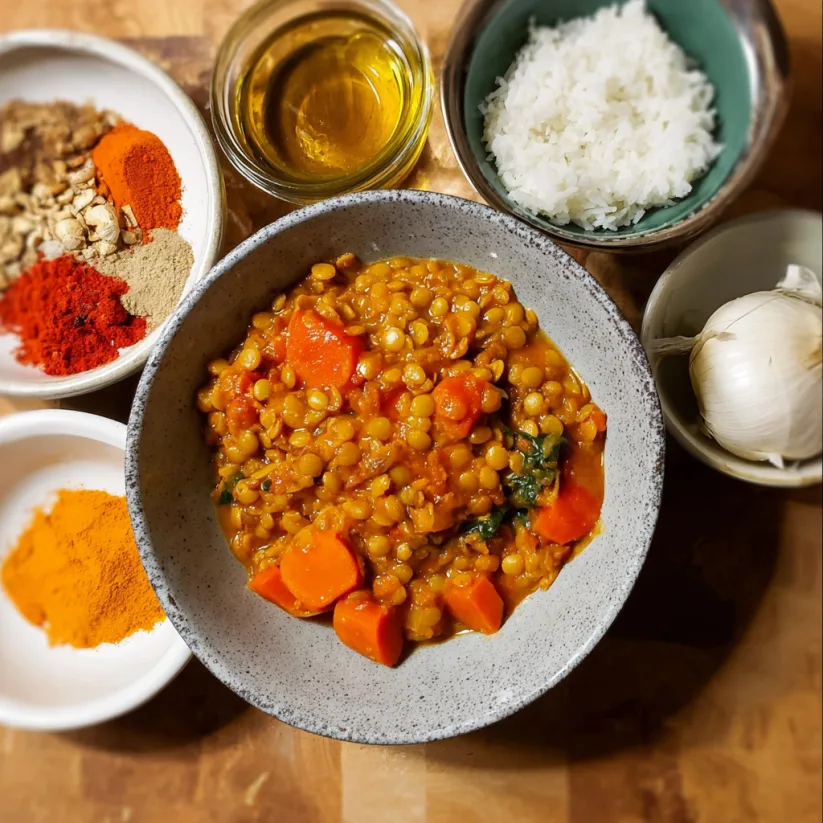 Easy Vegan Lentil Curry Recipe - Hearty & Flavorful 2 image 409