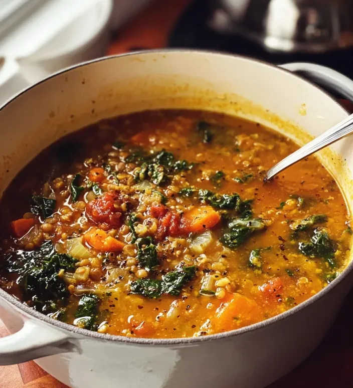 Easy Mediterranean Lentil Soup (Easy & Healthy!) Recipe 2 image 411 e1778286842742