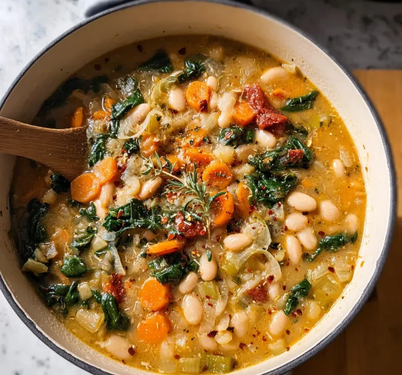Quick & Easy Vegan White Bean Stew - Hearty & Healthy Plant-Based Meal 2 image 438 e1778356196880