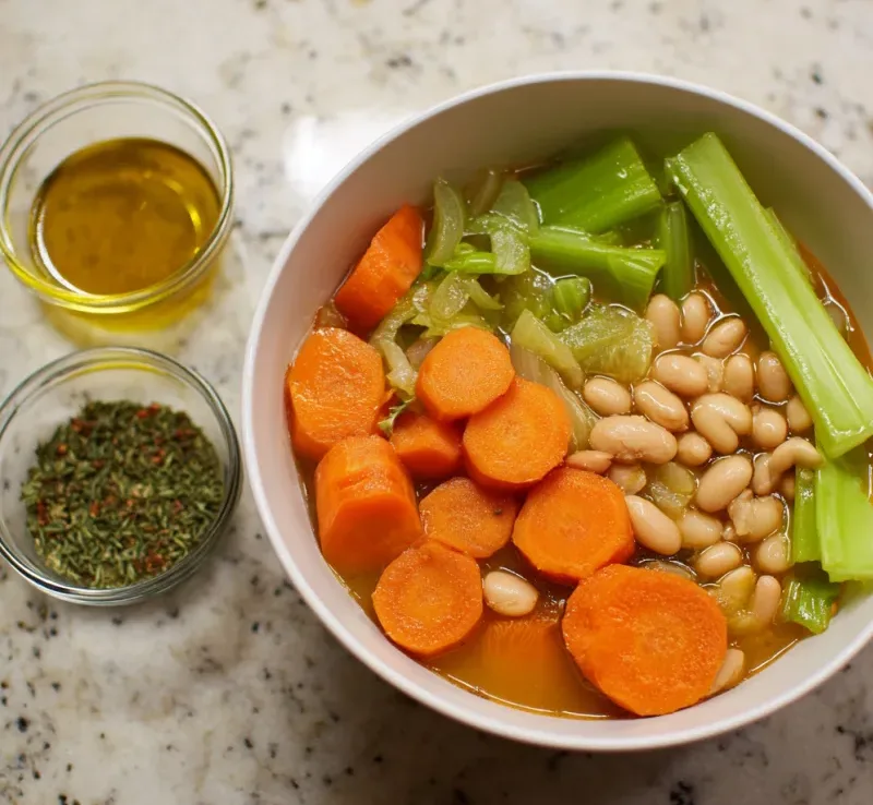 Easy Mediterranean White Bean Soup Recipe for a Comforting Meal 2 image 444 e1778360191751