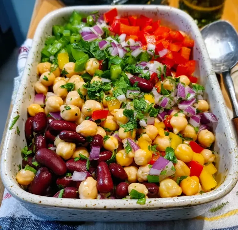Easy Blue Zone Bean Salad Ready in 10 Minutes | Healthy & Quick 2 image 446 e1778362268557