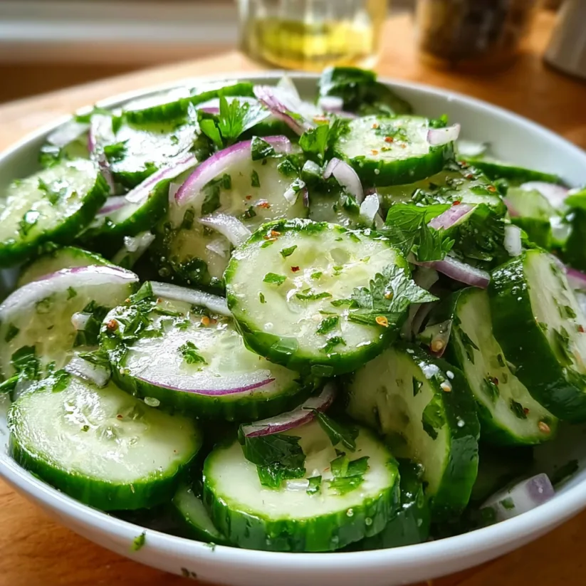 Honey Lime Cucumber Salad: A Refreshing Crunch for Summer! | Easy Recipe 2 image 452