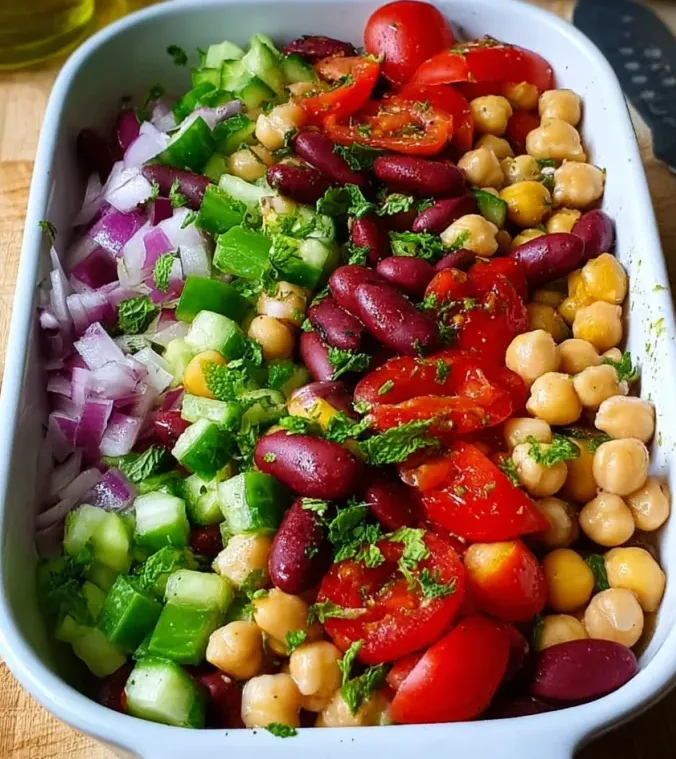 Easy Blue Zone Bean Salad Ready in 10 Minutes for a Healthy Meal 2 image 466 e1778380079551