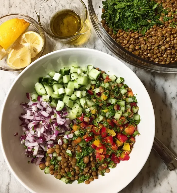 Best Lentil Salad - Downshiftology Recipe for a Flavorful Meal 2 image 480 e1778463723223