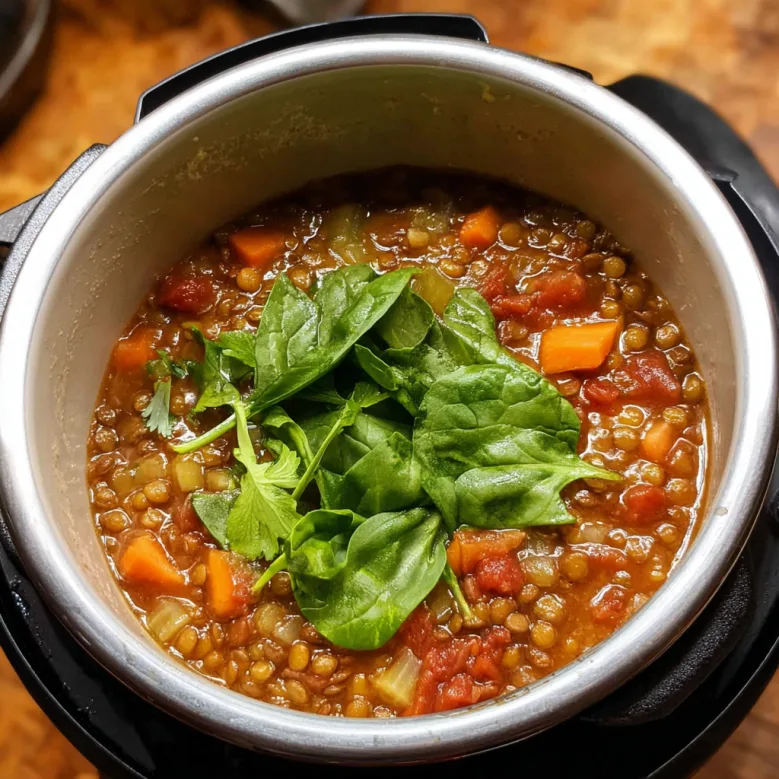 Instant Pot Lentil Soup - Little Sunny Kitchen Recipe | Easy & Hearty 2 image 482