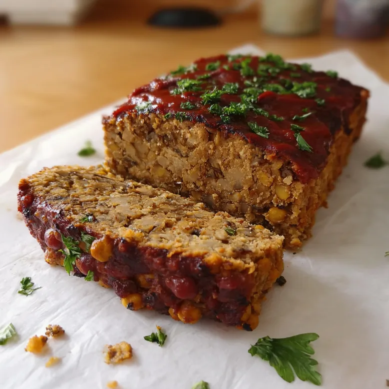 Delicious Chickpea Meatloaf Recipe - Easy & Hearty 2 image 548
