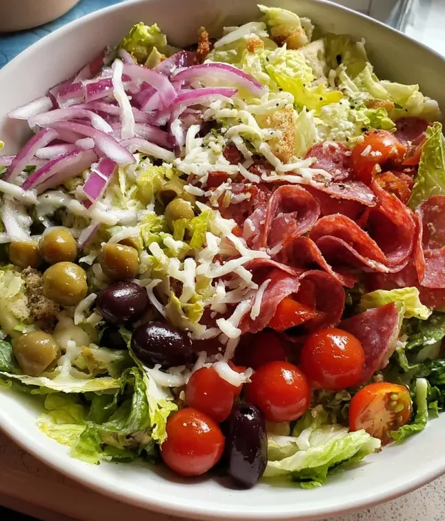 Easy Pizza Night Salad Recipe | Fresh & Flavorful Side Dish 2 image 579 e1778884862421