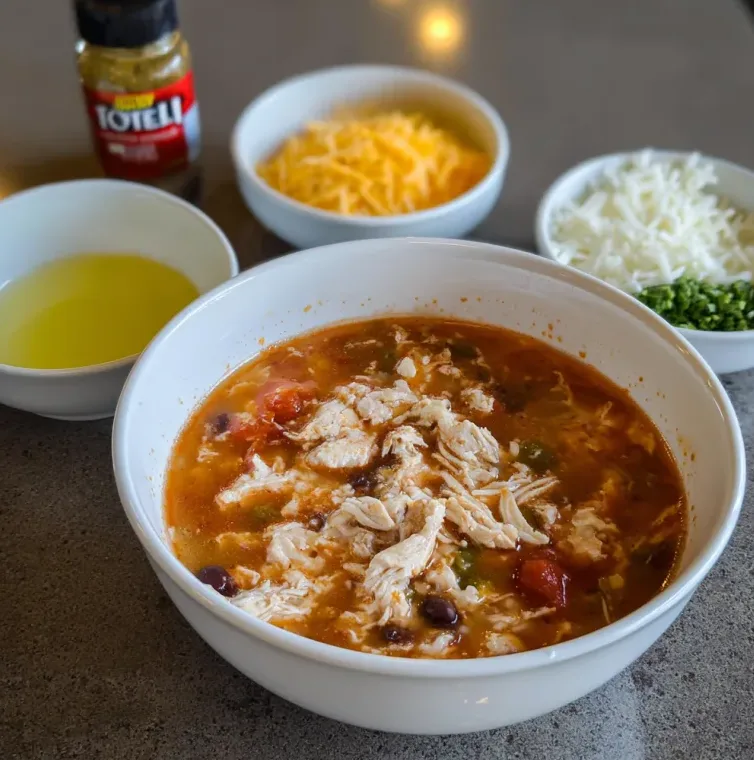 High Protein Rotel Soup with Cottage Cheese & Chicken - Easy & Flavorful 2 image 615 e1779024591393