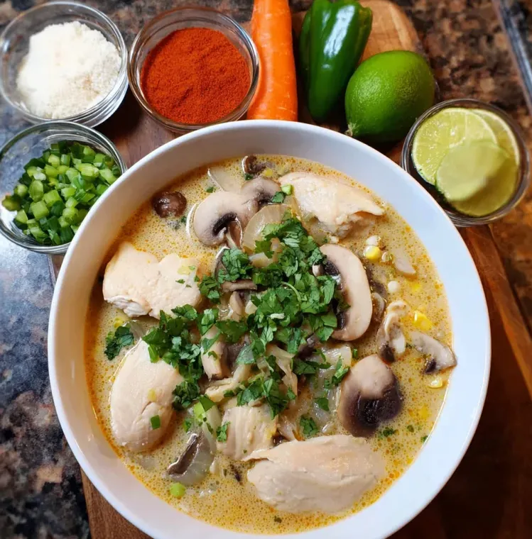 Delicious Crockpot Thai Coconut Chicken Soup: A Cozy Delight Recipe 2 image 617 e1779025273869
