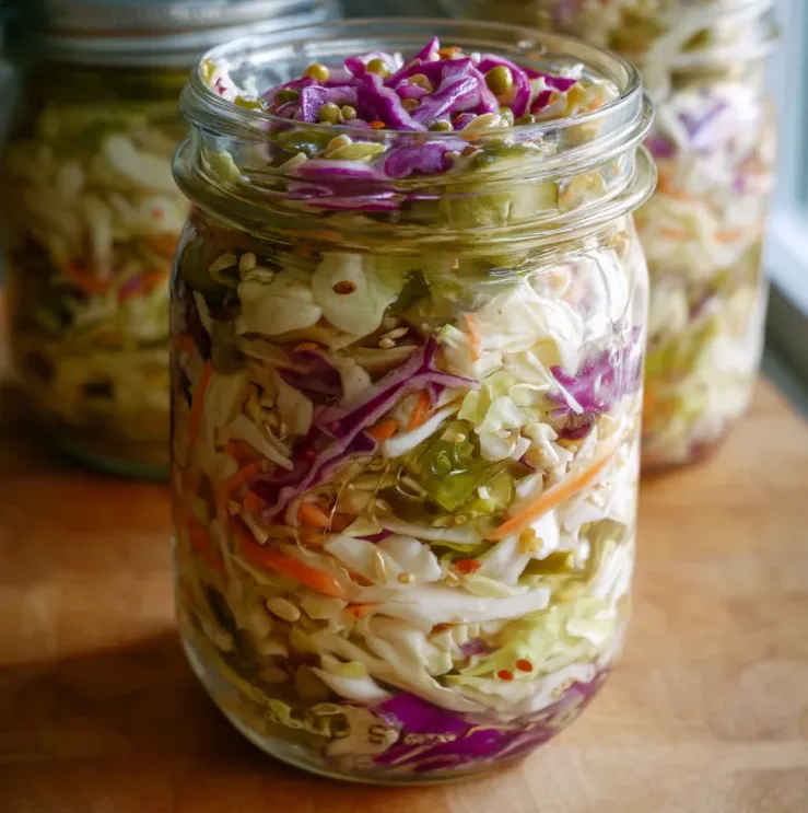 Sweet & Spicy Pickle Slaw That Steals the Show | Tangy & Zesty Side Dish 2 image 646 e1779115842984
