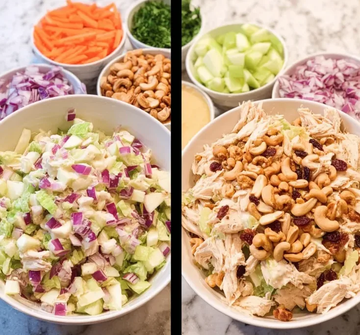 Easy Chicken Cashew Crunch Salad Recipe for Lunch or Potlucks 2 image 652 e1779118527472