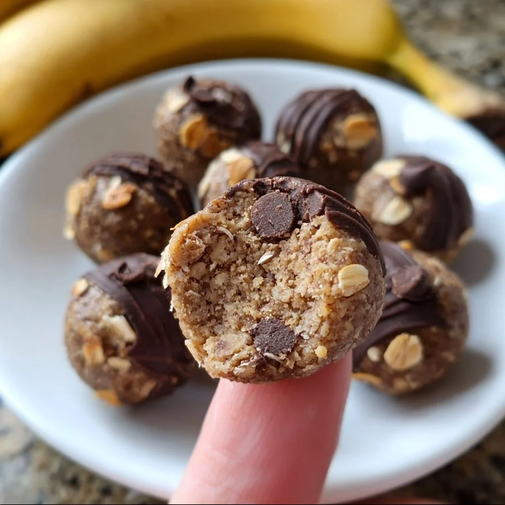 Healthy no-bake banana protein balls perfect for a nutritious snack